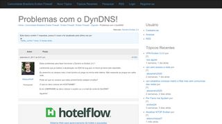 
                            9. Problemas com o DynDNS! - - Comunidade Brasileira Endian Firewall ...