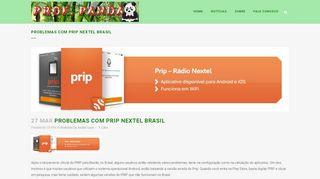 
                            2. Problemas com PRIP NEXTEL BRASIL | ProfPanda - Tecnologia e ...
