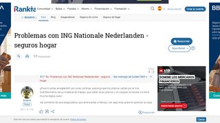 
                            7. Problemas con ING Nationale Nederlanden - seguros hogar - Rankia