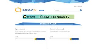 
                            4. Problemas de Login - Legendas TV