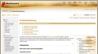 
                            11. Problembehebung › VirtualBox › Wiki › ubuntuusers.de