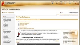 
                            1. Problembehebung › Wine › Wiki › ubuntuusers.de