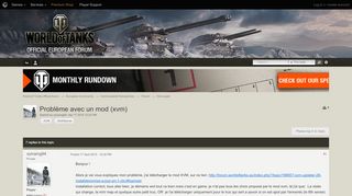 
                            9. Problème avec un mod (xvm) - Hors-sujet - World of Tanks official ...