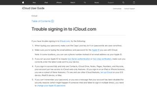 
                            5. Probleme bei der Anmeldung auf iCloud.com - Apple Support