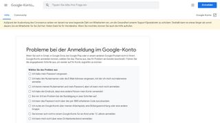 
                            11. Probleme bei der Anmeldung im Google-Konto - Google-Konto-Hilfe