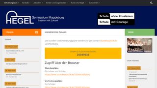 
                            5. Probleme beim Anmelden? - Hegel Gymnasium