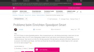 
                            11. Probleme beim Einrichten Speedport Smart - Telekom hilft Community