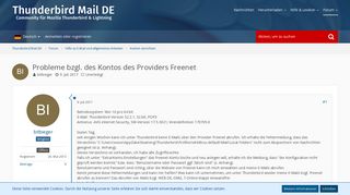 
                            13. Probleme bzgl. des Kontos des Providers Freenet - Konten ...