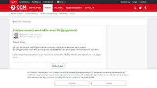 
                            1. Problème connexion avec FileZilla: erreur 530 [Résolu] - Comment ...