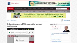 
                            10. Probleme la accesarea myBRD Net de pe telefon: nu se poate ...