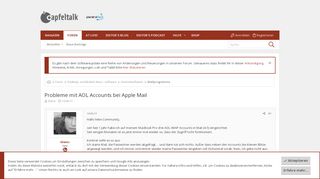 
                            12. Probleme mit AOL Accounts bei Apple Mail | Apfeltalk