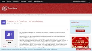 
                            7. Probleme mit Cloud und Harmony Adapter - ioBroker System ...