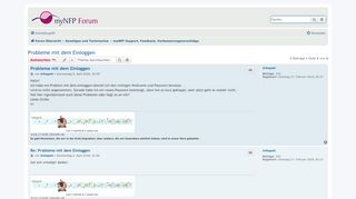 
                            4. Probleme mit dem Einloggen - myNFP