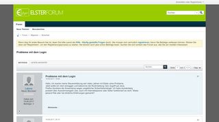 
                            6. Probleme mit dem Login - Elster-Forum