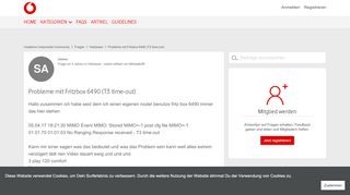 
                            13. Probleme mit Fritzbox 6490 (T3 time-out) | Unitymedia Community
