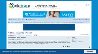 
                            12. Probleme mit Jimdo- Webmail - sellerforum.de - Das große ...