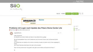 
                            9. Probleme mit Login nach Update des Fibaro Home Center Lite ...