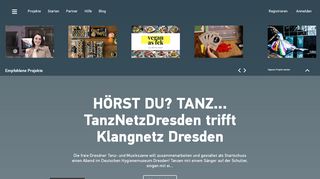 
                            3. Probleme mit startnext? - HÖRST DU? TANZ... TanzNetzDresden trifft ...