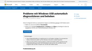 
                            1. Probleme mit Windows-USB automatisch diagnostizieren und beheben