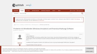 
                            5. Probleme mit WineBottler (Windows Emulation) und ...