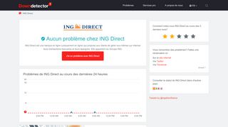 
                            10. Problème sur le site d'ING Direct | Downdetector