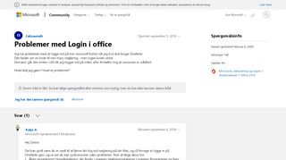 
                            7. Problemer med Login i office - Microsoft Community