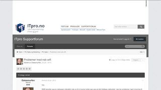 
                            1. Problemer med nsb wifi - PC-hjelp - ITpro Supportforum