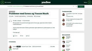 
                            6. Problemer med Sonos og Yousee Musik - YouSee Forum
