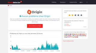 
                            4. Problèmes ou pannes de Origin? Statut actuel | Downdetector