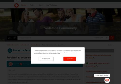 
                            1. Problemi ad accedere all'app my vodafone - Vodafone Community