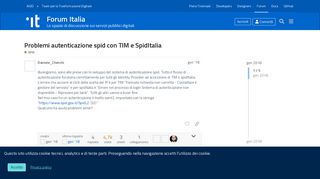 
                            10. Problemi autenticazione spid con TIM e SpidItalia - SPID - Forum ...