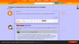 
                            11. Problemi configurazione emule adunanza con Fastgate - Assistenza ...