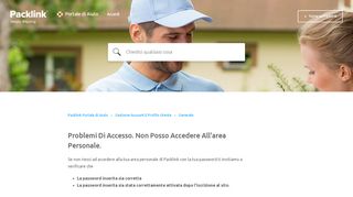 
                            2. Problemi di accesso. Non posso accedere all'area personale. - Packlink