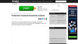 
                            8. Problemlos Facebook-Passwörter auslesen - PC-WELT