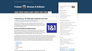 
                            5. Problemlösung: 1&1 Webmailer funktioniert nicht mehr | Foxload