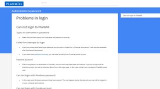 
                            5. Problems in login – PlanMill Help – PlanMill is a SaaS and On ...