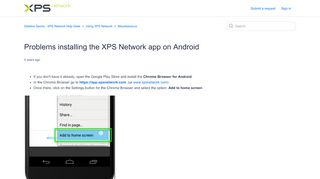 
                            6. Problems installing the XPS Network app on Android – Sideline Sports ...