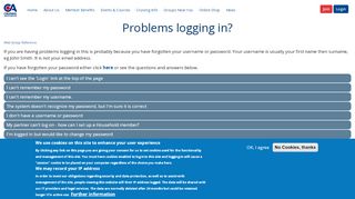 
                            4. Problems logging in? | CA - Cruising Association