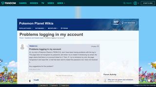 
                            11. Problems logging in my account | Pokemon Planet Wikia | FANDOM ...