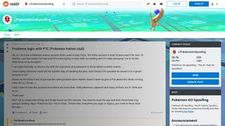 
                            10. Problems login with PTC (Pokemon trainer club) : PokemonGoSpoofing ...