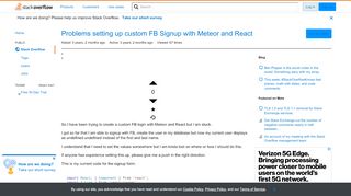 
                            7. Problems setting up custom FB Signup with Meteor and React - Stack ...
