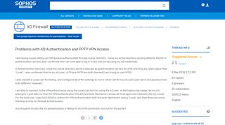 
                            6. Problems with AD Authentication and PPTP VPN Access ...