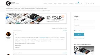 
                            13. Problems with Enfold Child Theme and Woocommerce Login/Register ...