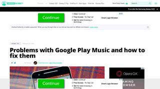 
                            7. Problems with Google Play Music and how to fix them - Android Authority