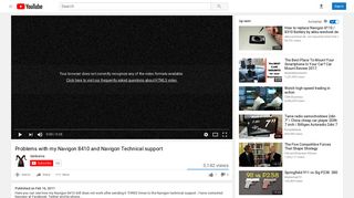 
                            10. Problems with my Navigon 8410 and Navigon Technical support ...