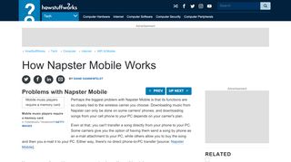 
                            9. Problems with Napster Mobile | HowStuffWorks