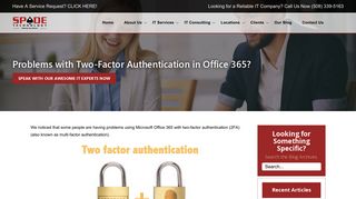 
                            7. Problems with Two-Factor Authentication in Office 365?