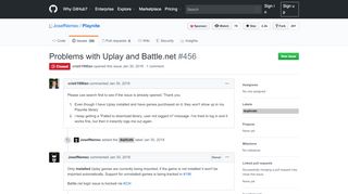 
                            9. Problems with Uplay and Battle.net · Issue #456 · JosefNemec ...