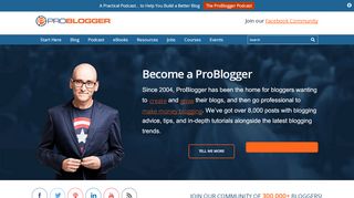 
                            10. ProBlogger - Blog Tips to Help You Make Money Blogging - ProBlogger