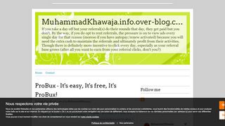 
                            7. ProBux - It's easy, It's free, It's ProBux! - MuhammadKhawaja.info.over ...